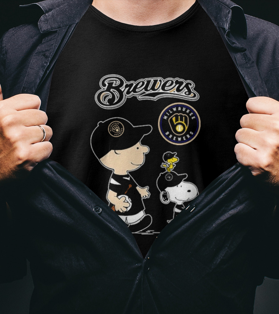 Brewers Milwaukee Snoopy Woodstock Baseball Peanuts 2026 T-Shirt