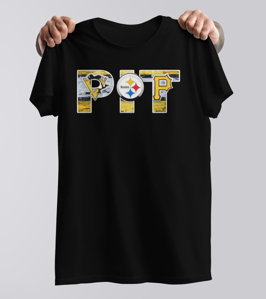 PIT Pittsburgh Steelers Penguins Pirates Fan Pride T-Shirt