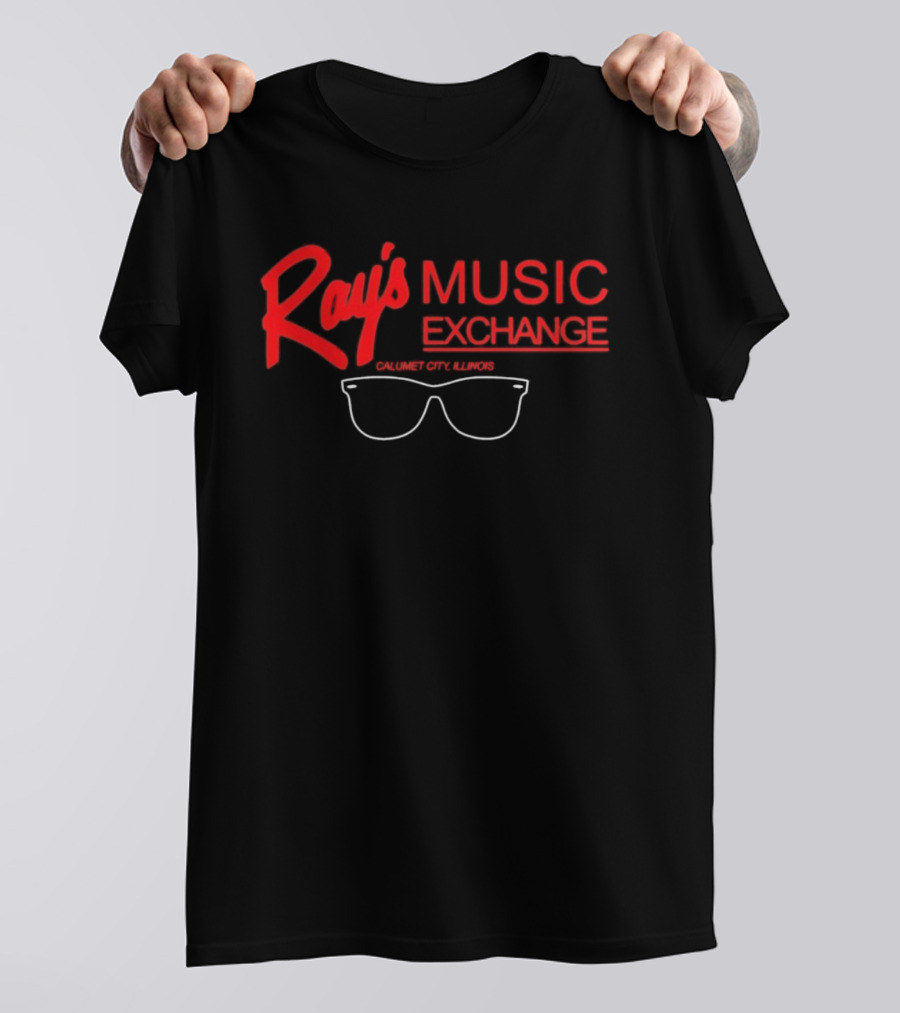 Ray's Music Exchange Sunglasses Styled By Soulful Sounds T-Shirt