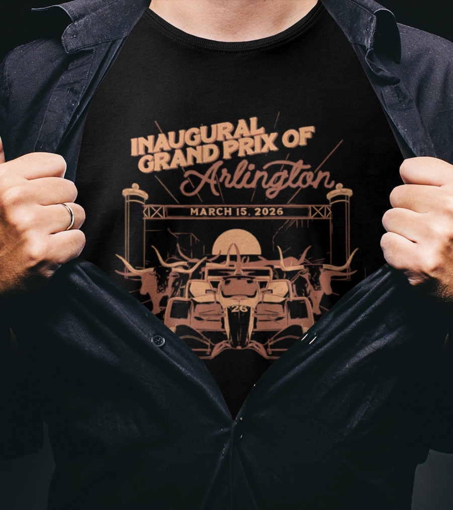 Inaugural Grand Prix Of Arlington March 15 2026 T-Shirt