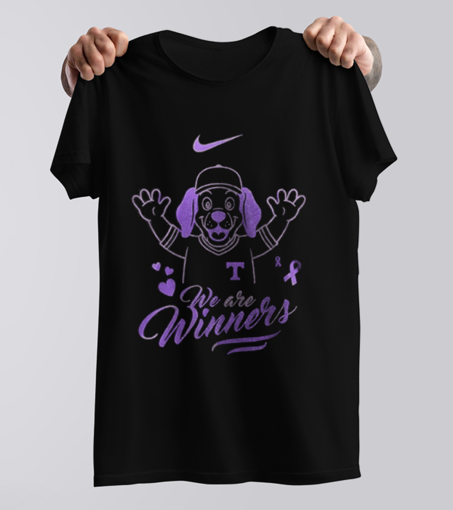 Tennessee Volunteers We Are Winners Cancer Survivors Nike Collaboration T-Shirt