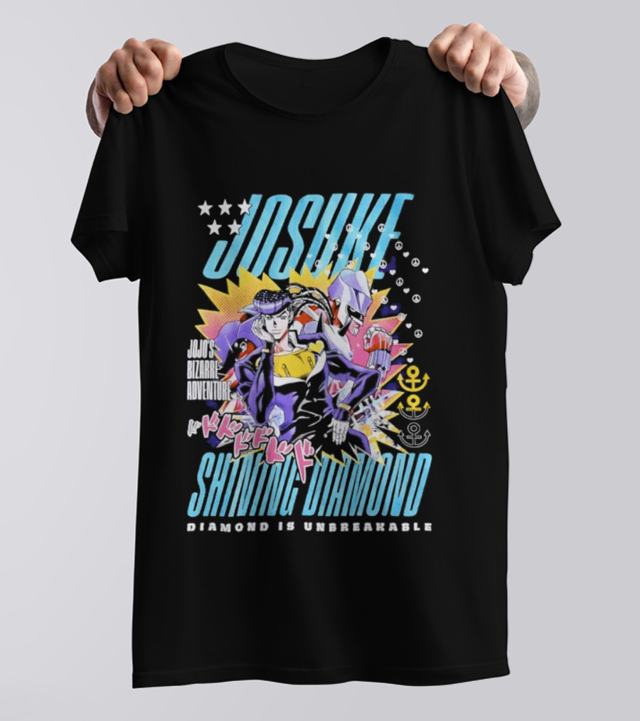 Josuke Shining Diamond JoJo's Bizarre Adventure Diamond Is Unbreakable T-Shirt