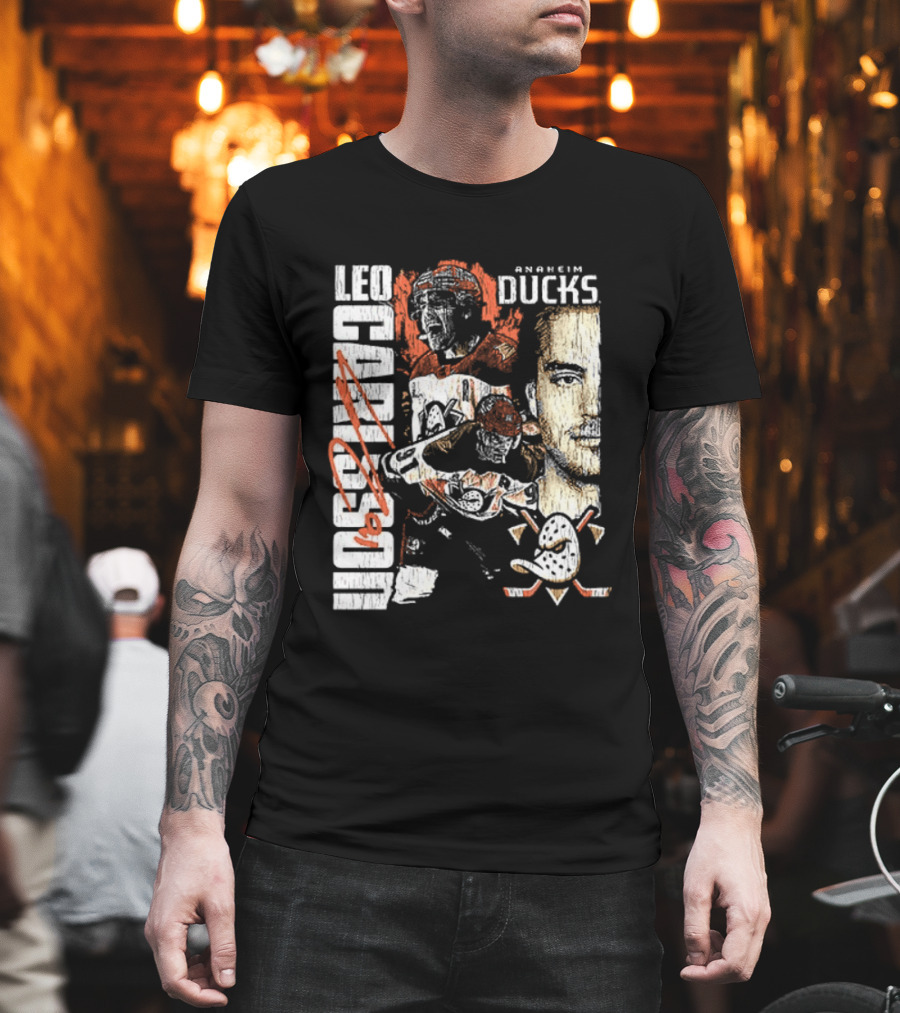 Leo Carlsson Anaheim Ducks Hockey 2026 T-Shirt