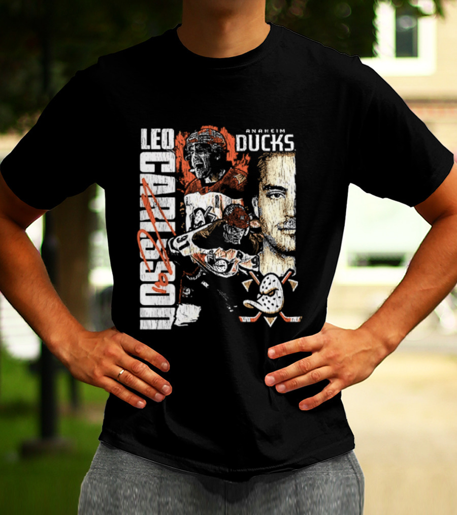 Leo Carlsson Anaheim Ducks Hockey 2026 T-Shirt