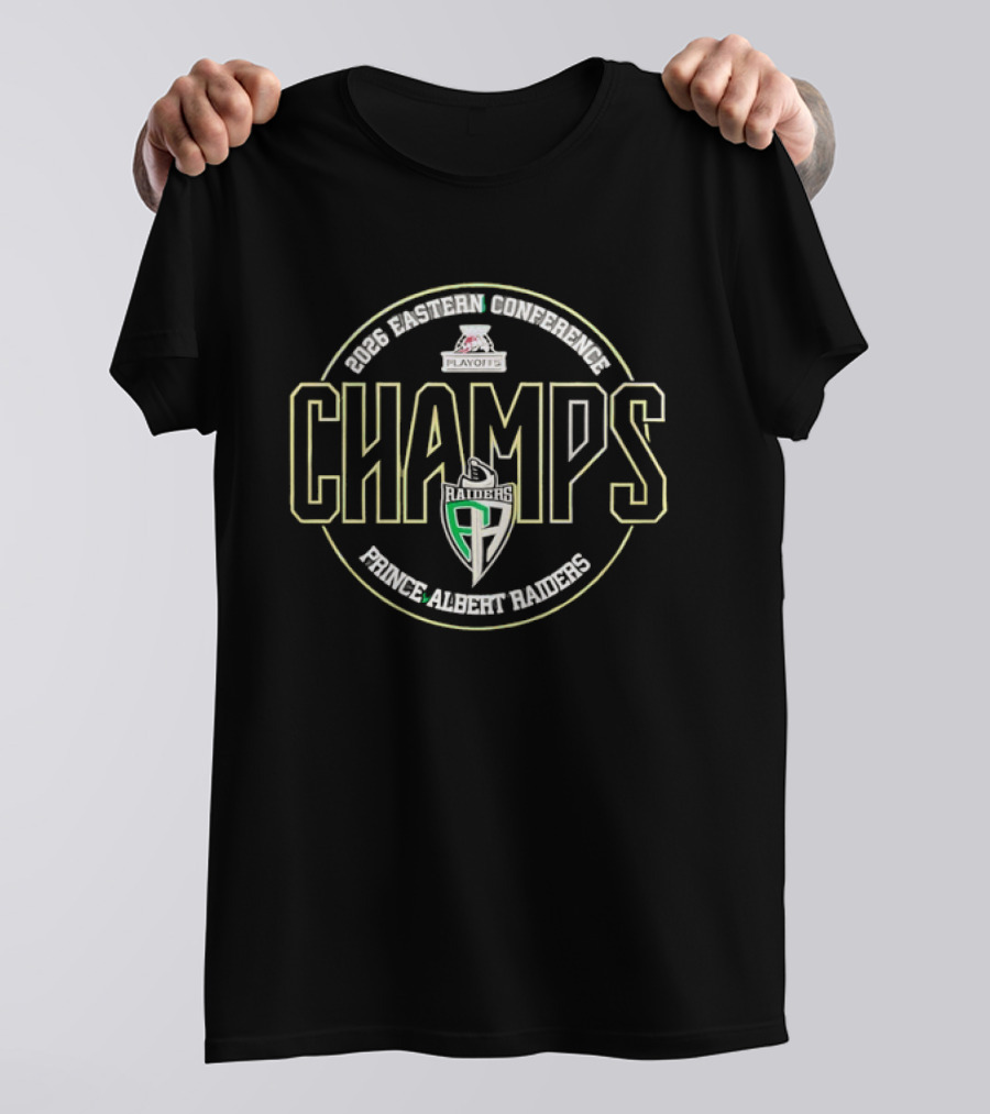 Prince Albert Raiders 2026 WHL Eastern Conference Champs T-Shirt