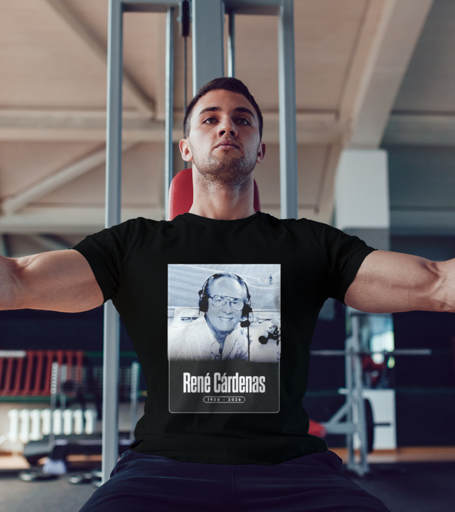 Rene Cardenas 1930 2026 Celebrating Legacy In Broadcasting T-Shirt