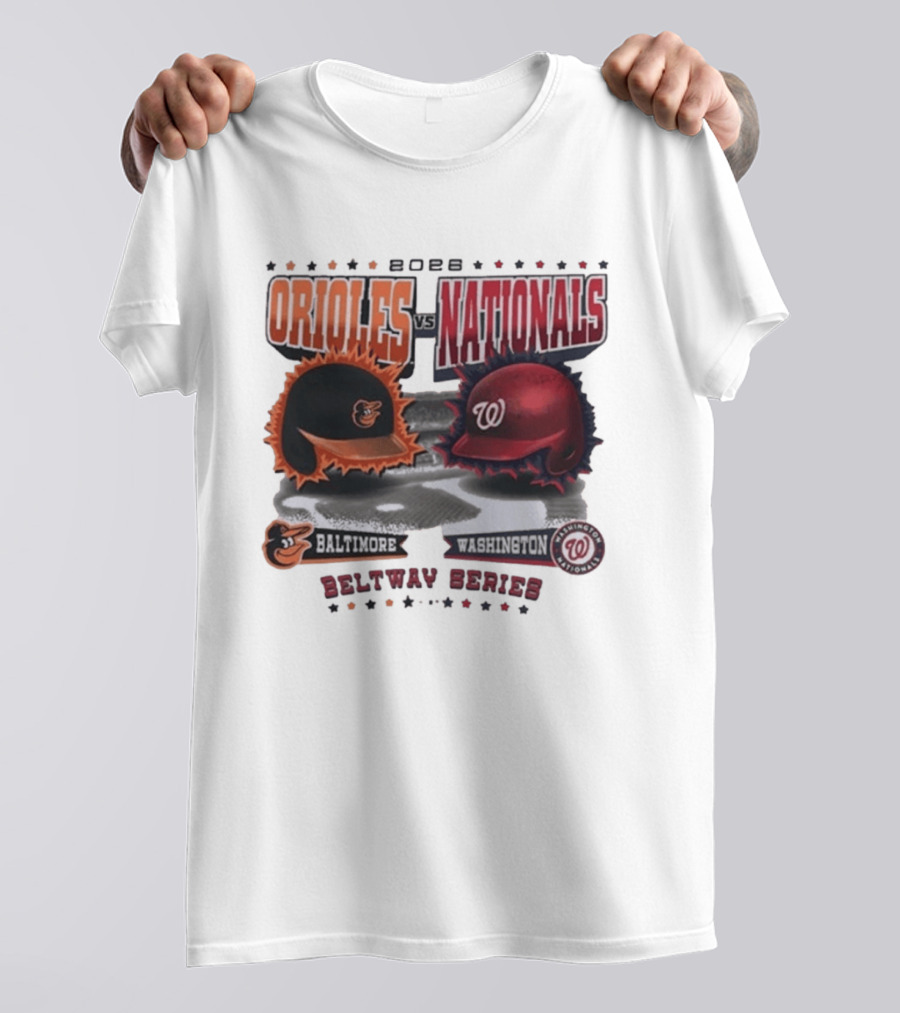 2026 Baltimore Orioles Vs Washington Nationals Beltway Series T-Shirt