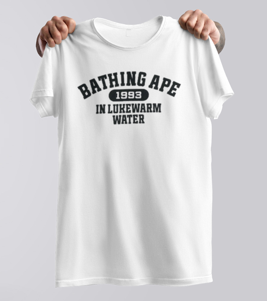 Bathing Ape 1993 In Lukewarm Water Retro Style Vintage Fashion T-Shirt