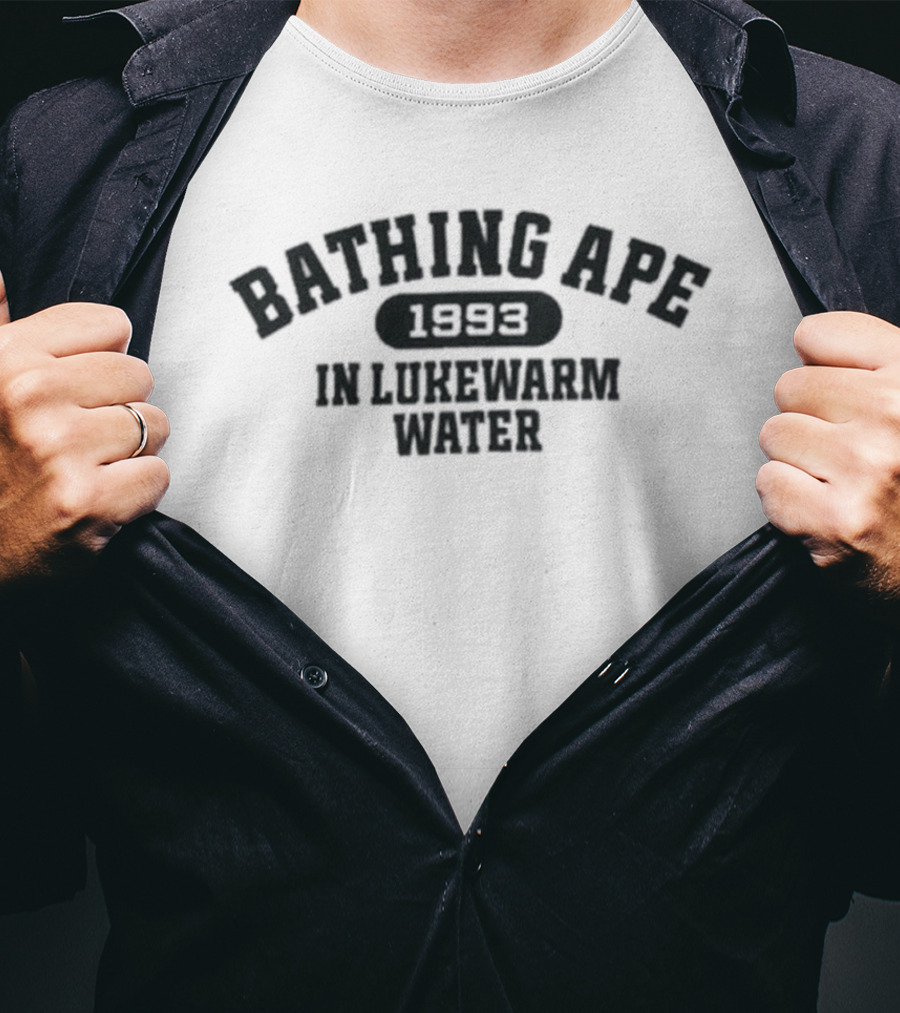 Bathing Ape 1993 In Lukewarm Water Retro Style Vintage Fashion T-Shirt