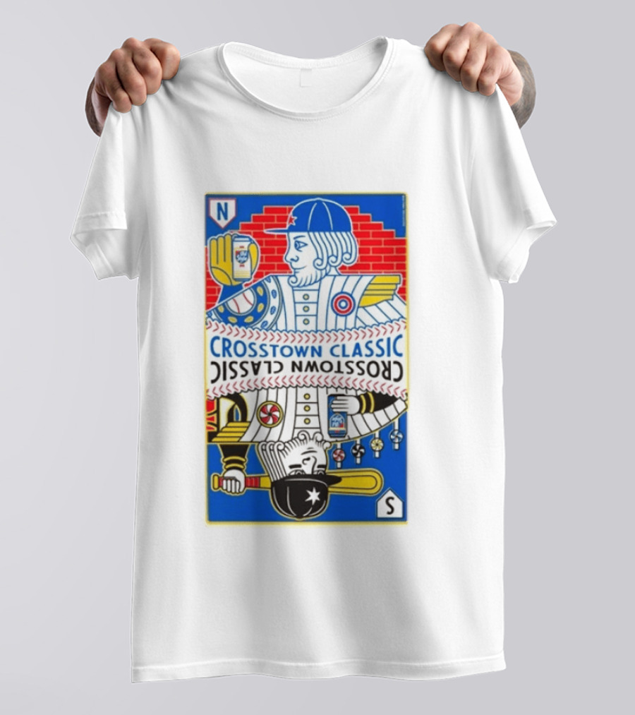 Crosstown Classic Series Card Chicago Cubs Vs Chicago White Sox T-Shirt