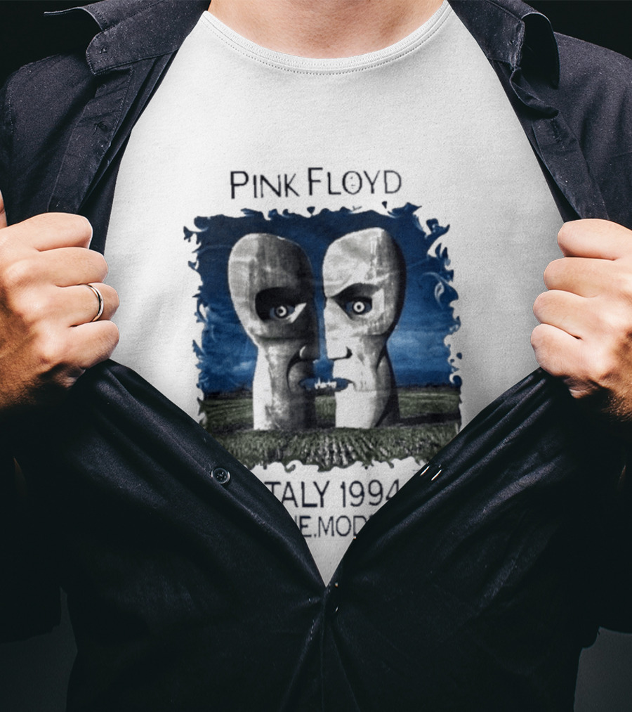 Pink Floyd Italy 1994 Turin Udine Modena Rome Faces T-Shirt