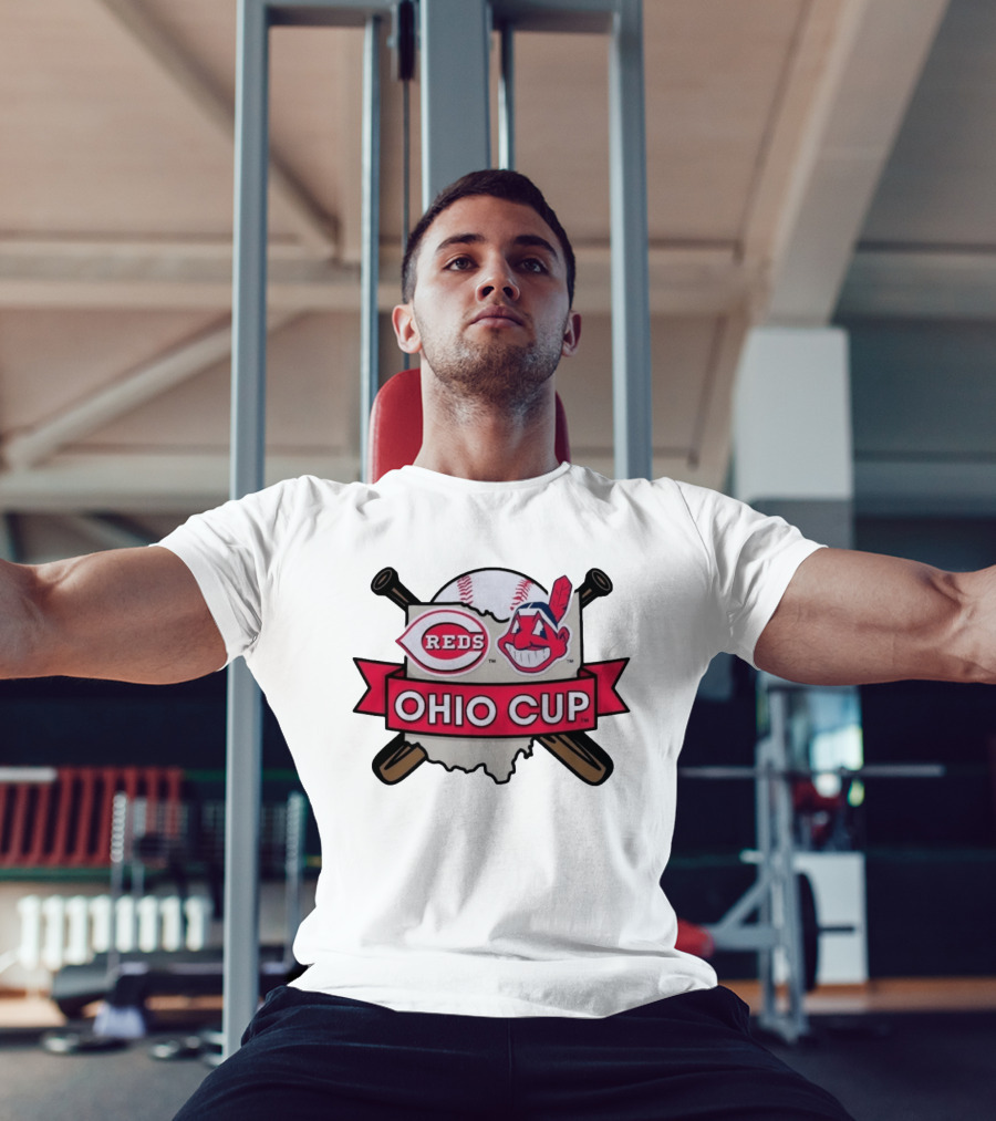 Cincinnati Reds Cleveland Guardians Ohio Cup 2026 MLB Baseball Showdown T-Shirt