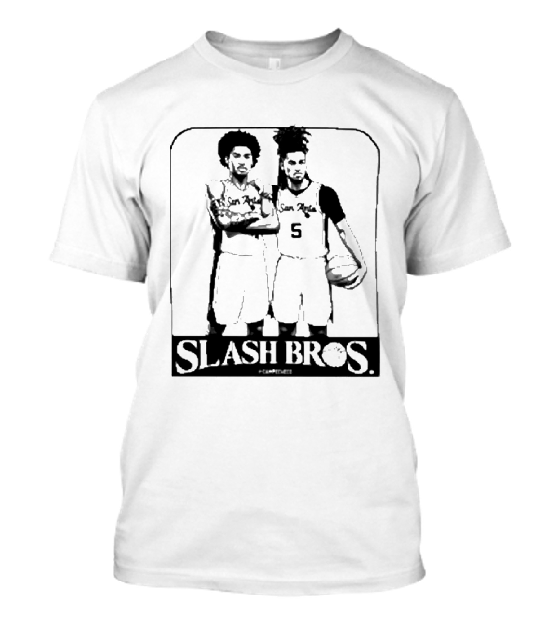 San Antonio Spurs Slash Bros Basketball Players T-Shirt