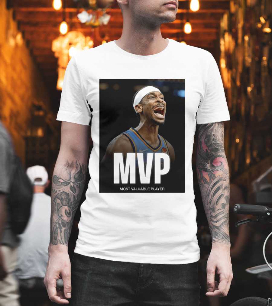 Shai Gilgeous Alexander MVP Most Valuable Player OKC Thunder Celebration T-Shirt