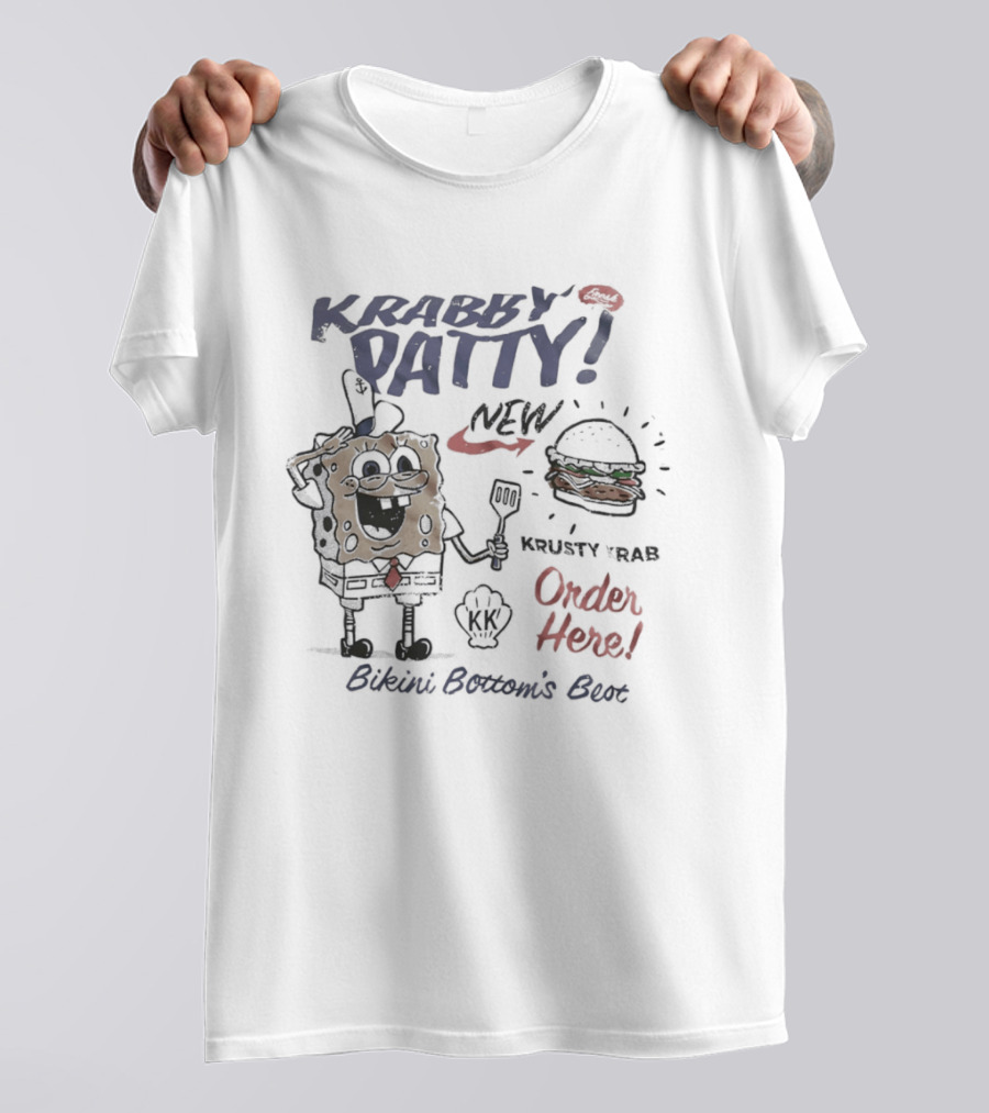 Krabby Patty New Krusty Krab Order Here Bikini Bottom's Best T-Shirt