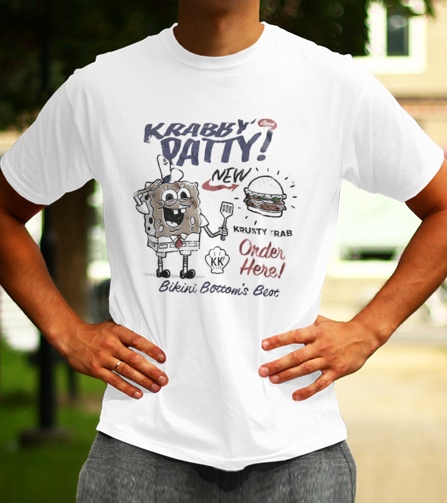 Krabby Patty New Krusty Krab Order Here Bikini Bottom's Best T-Shirt