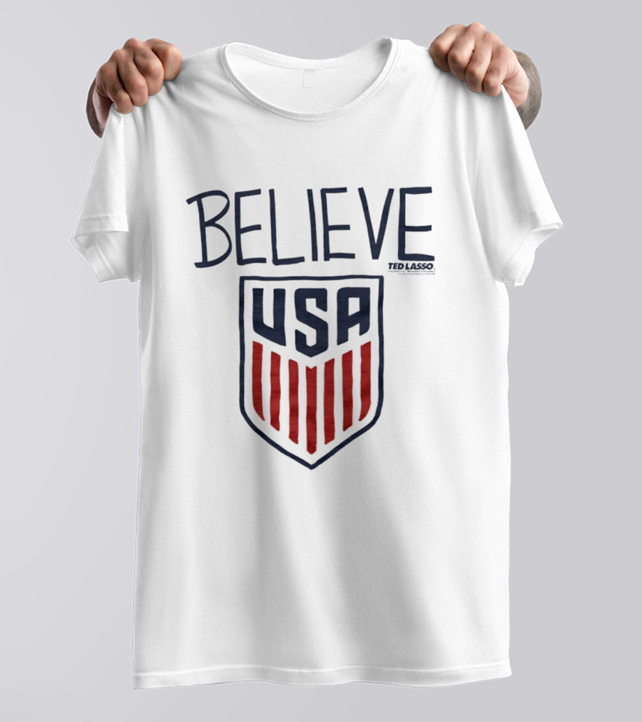 Ted Lasso Believe USA Crest T-Shirt