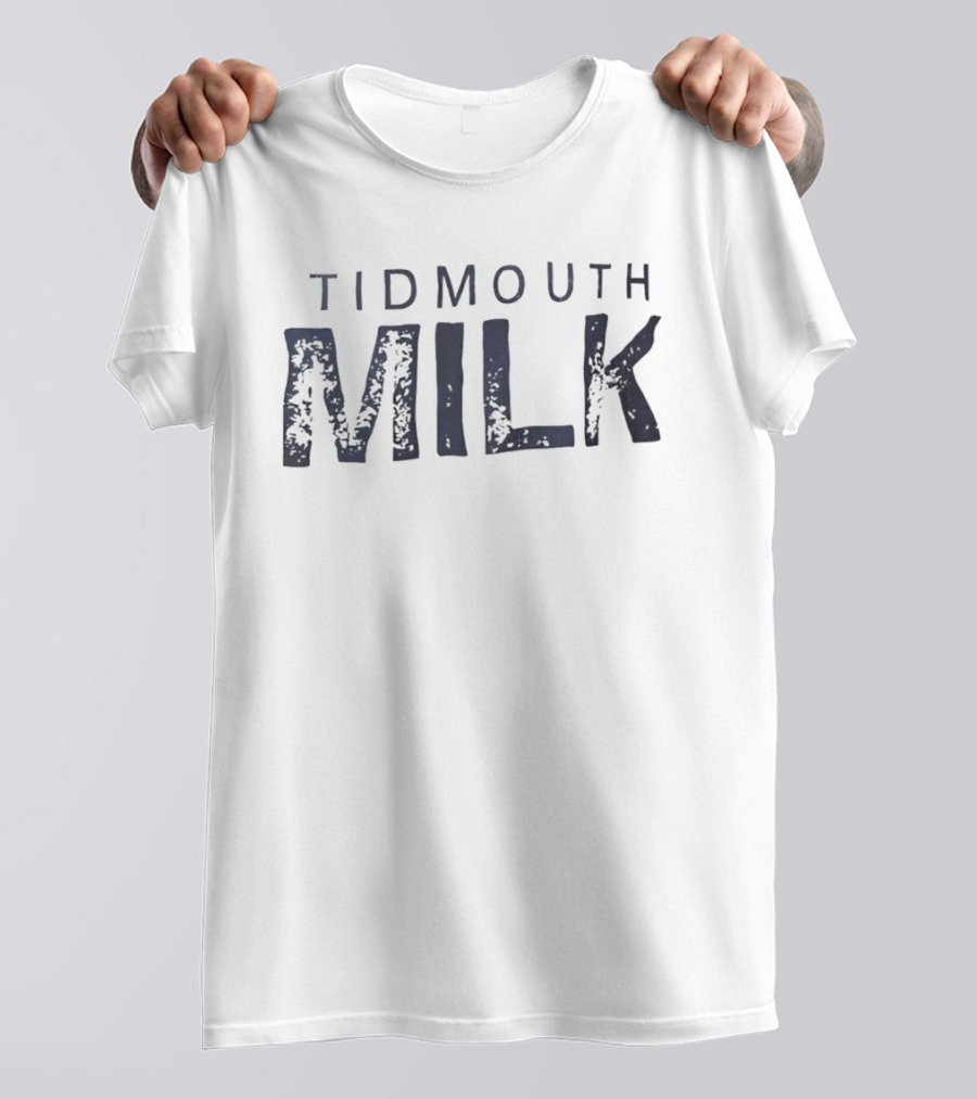 Tidmouth Milk Retro Grunge T-Shirt
