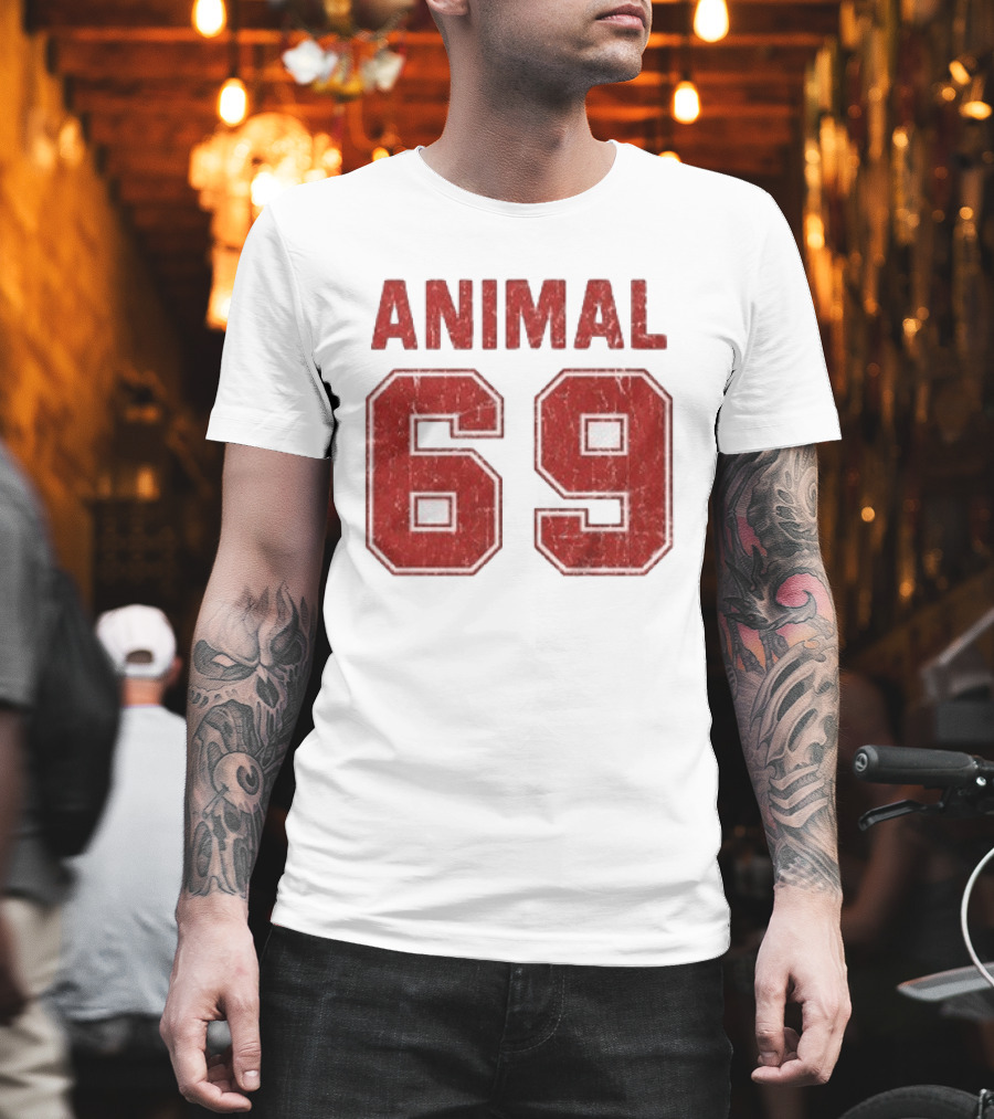Justin Bieber Animal 69 Retro Jersey T-Shirt