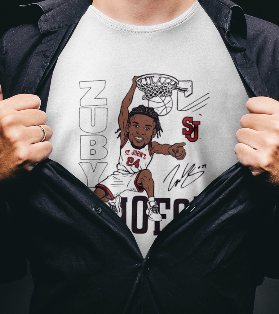 Zuby Ejiofor St. John's Red Storm Slam Dunk Basketball SJ 24 T-Shirt