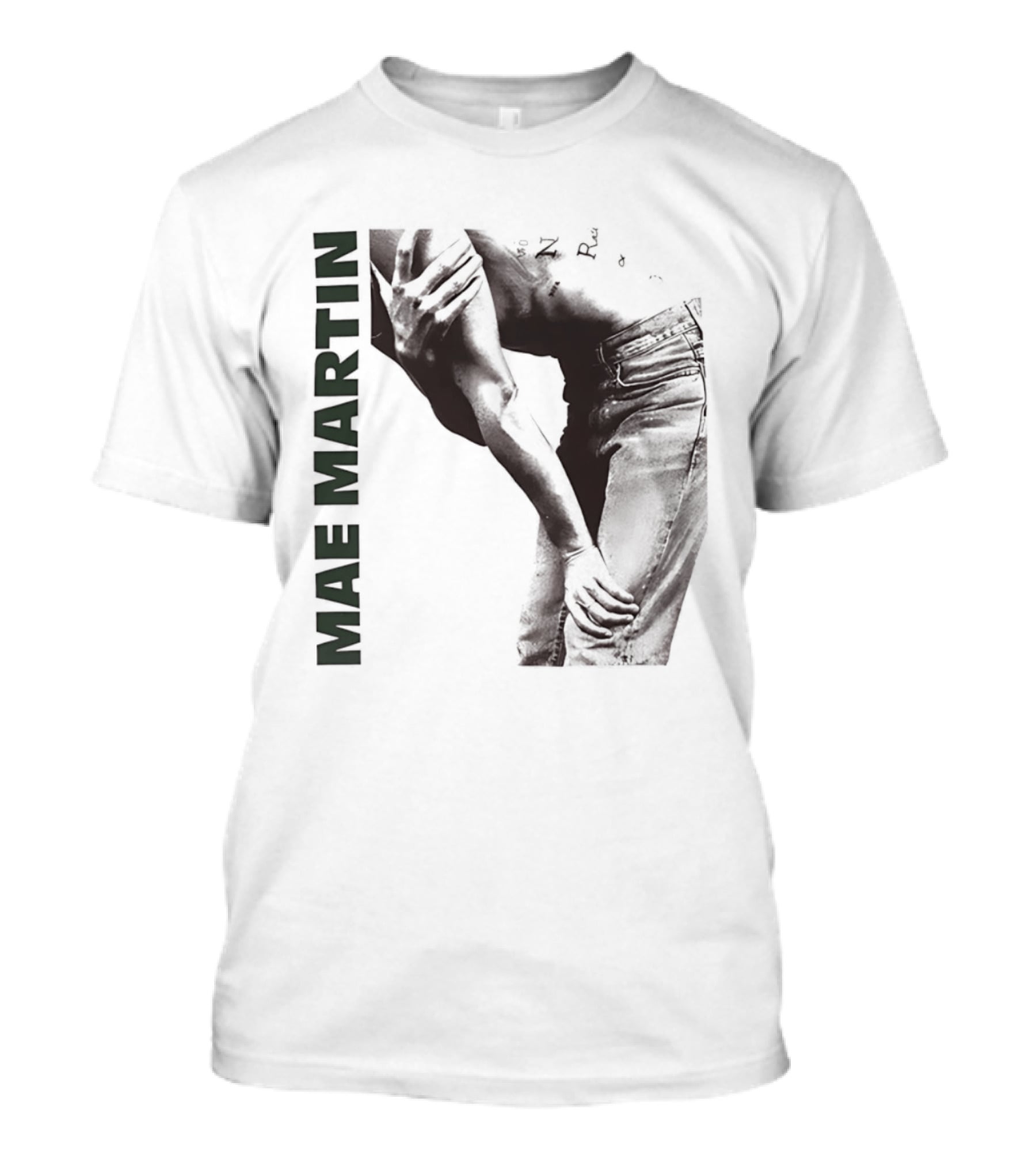 Mae Martin Dynamic Pose With Hands On Thighs T-Shirt