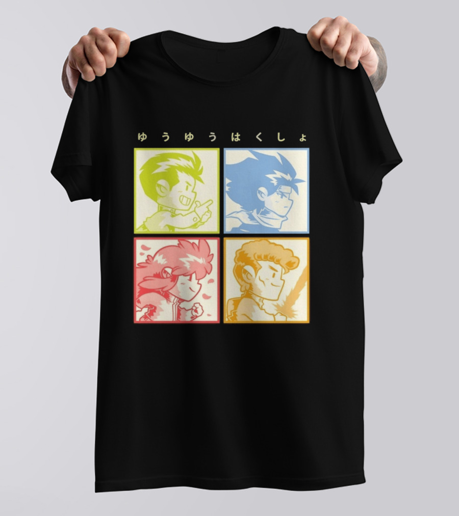 YuYu Hakusho Anime Characters Japanese Manga Series T-Shirt