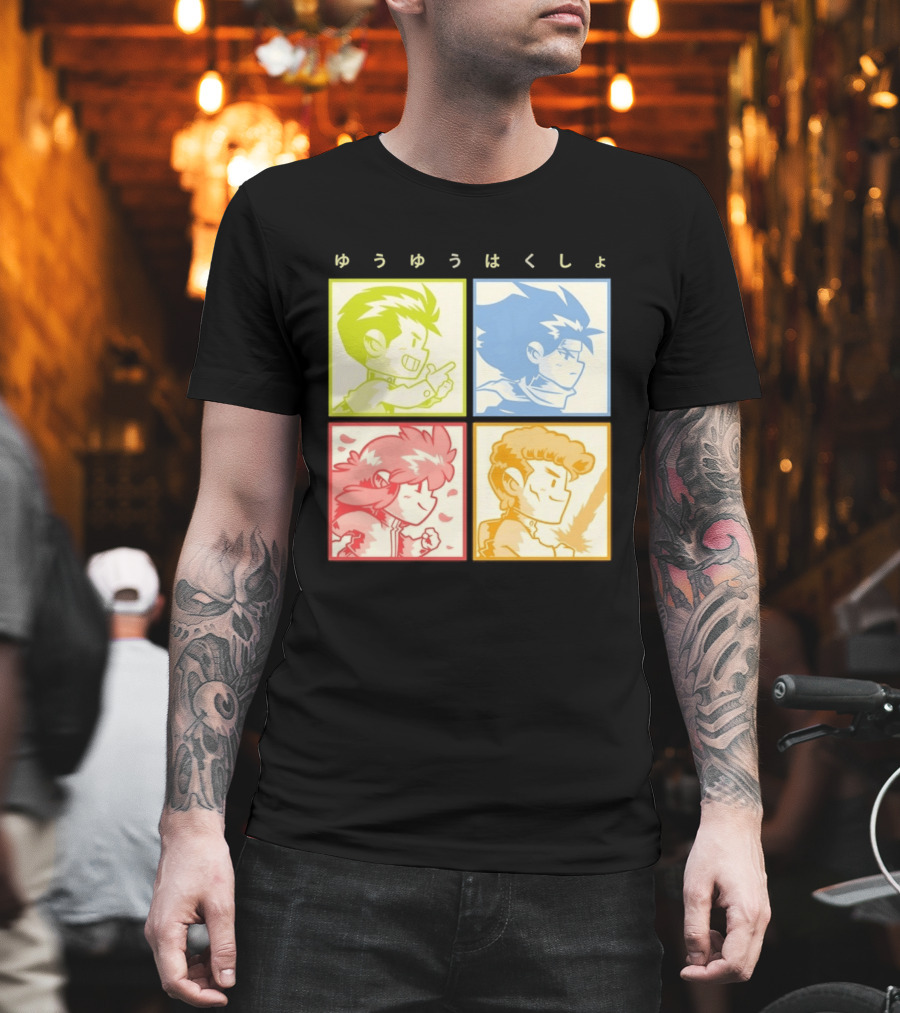 YuYu Hakusho Anime Characters Japanese Manga Series T-Shirt