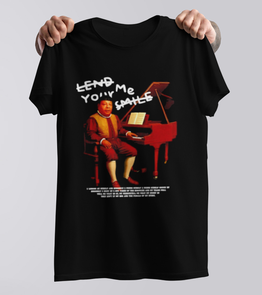 Abdel Basset Hamouda Lend Your Me Smile Piano Scene T-Shirt
