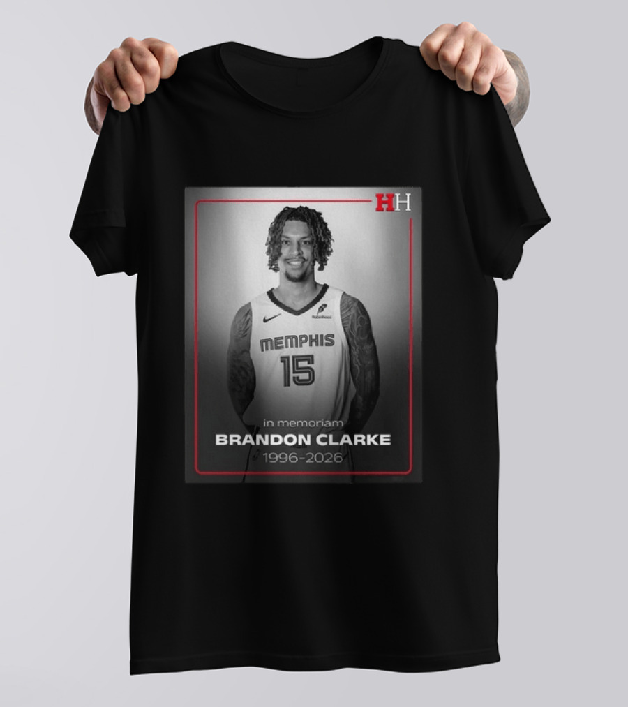 In Memoriam Brandon Clarke 1996 2026 Memphis 15 T-Shirt