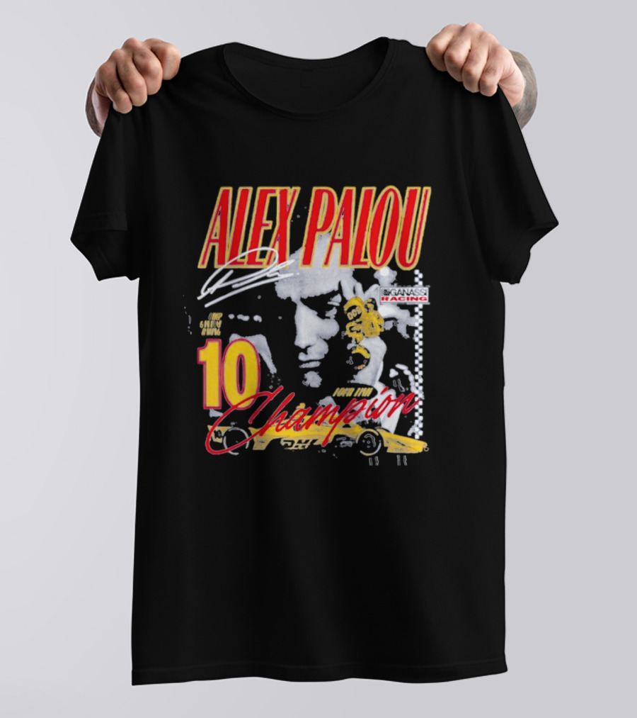 Alex Palou Chip Ganassi Racing 10 Four Time Champion T-Shirt