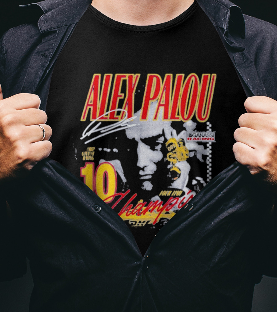 Alex Palou Chip Ganassi Racing 10 Four Time Champion T-Shirt
