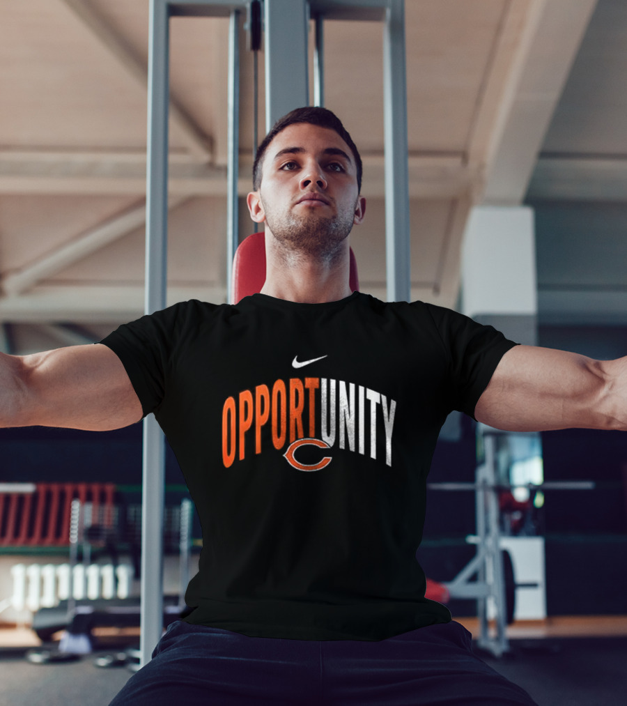 Chicago Bears Opportunity Nike Swoosh C T-Shirt