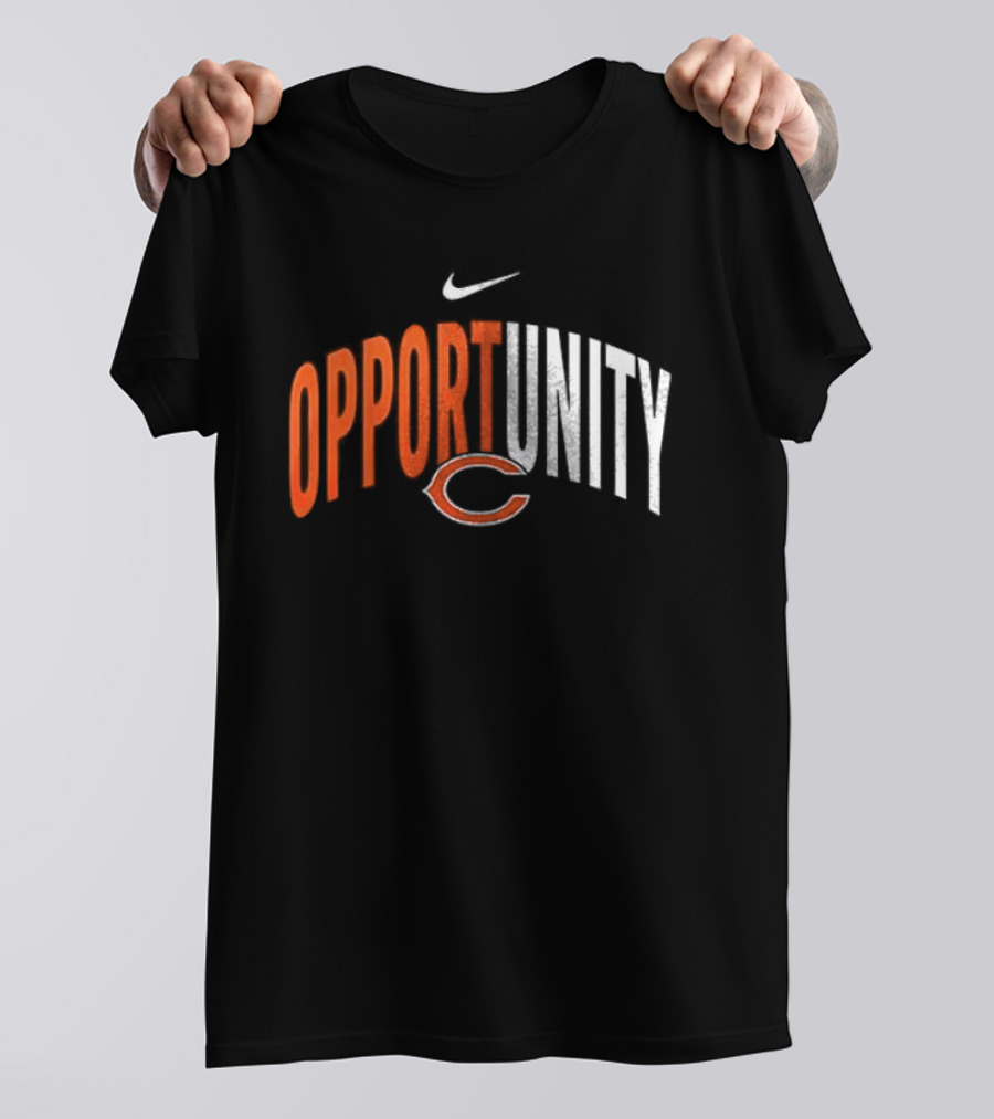Chicago Bears Opportunity Nike Swoosh C T-Shirt