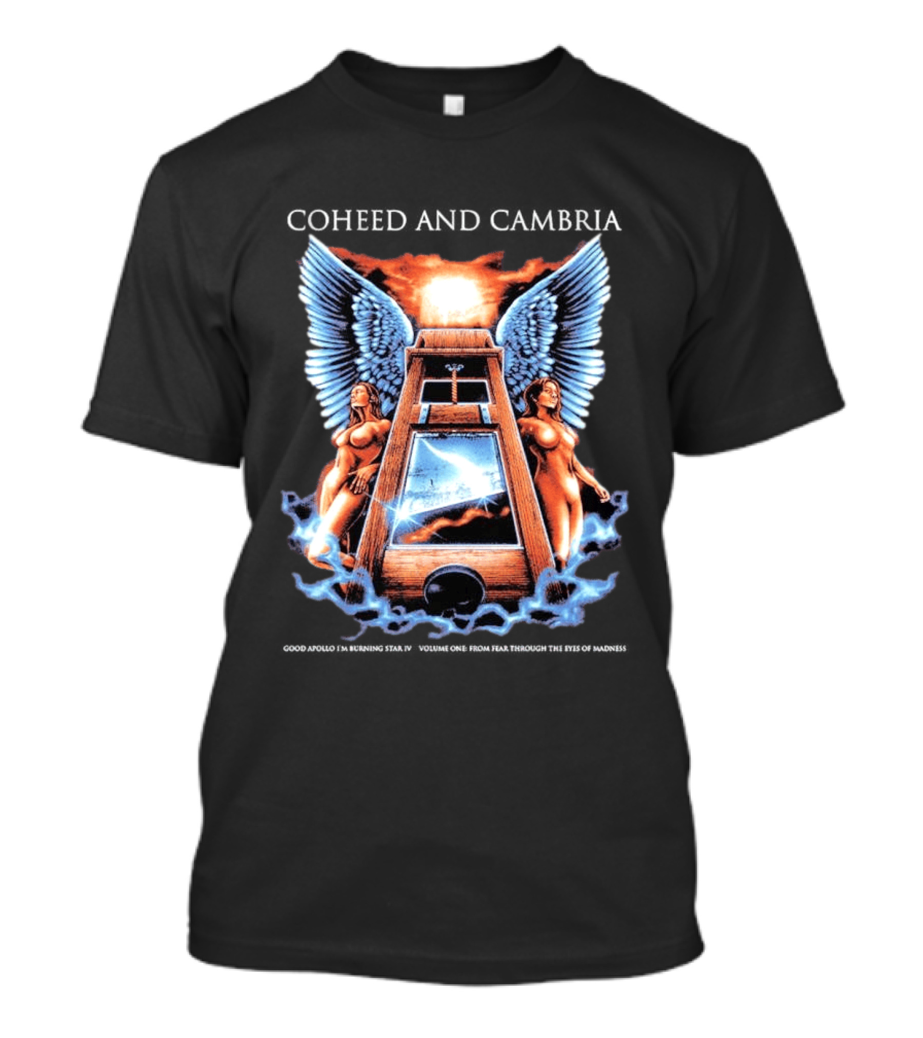 Coheed And Cambria 20th Anniversary Guillotine Angel Wings T-Shirt
