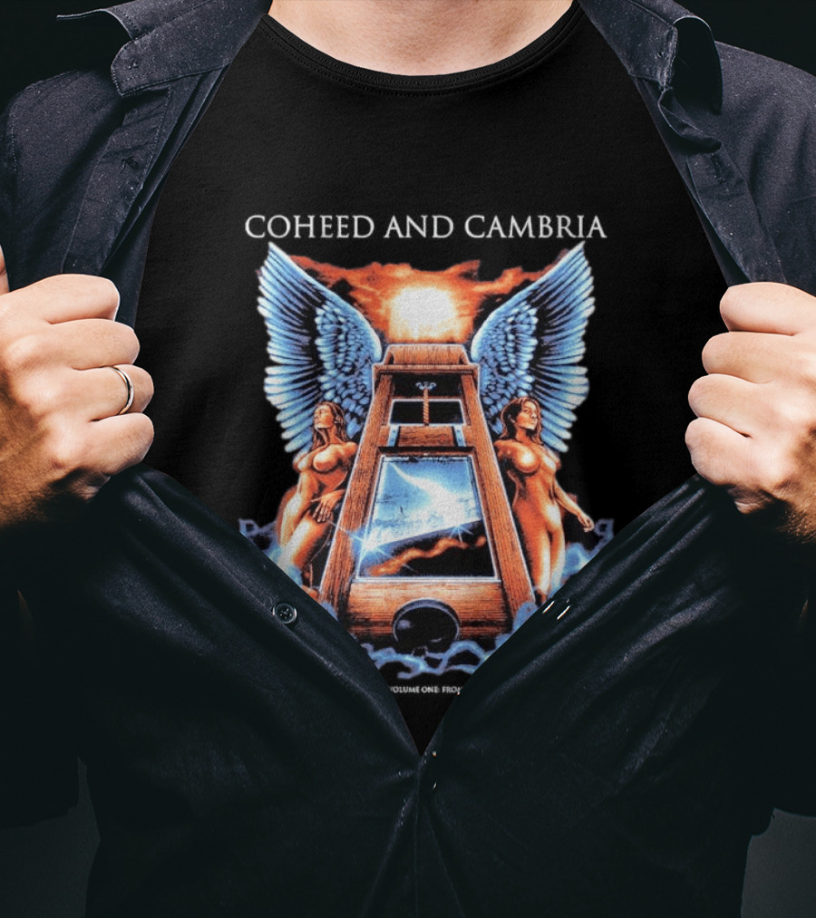 Coheed And Cambria 20th Anniversary Guillotine Angel Wings T-Shirt