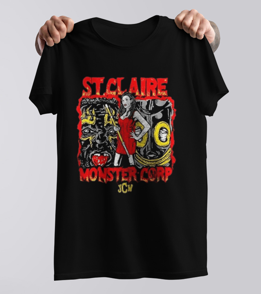 St. Claire Monster Corp JCW Horror Artistry T-Shirt