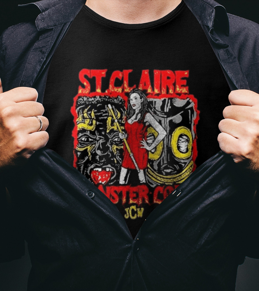 St. Claire Monster Corp JCW Horror Artistry T-Shirt