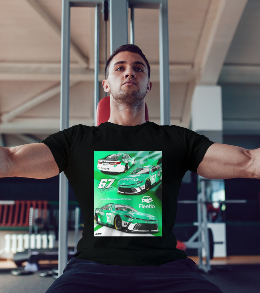 Corey Heim 23XI Racing Toyota Camry XSE Fleetio NASCAR 67 T-Shirt