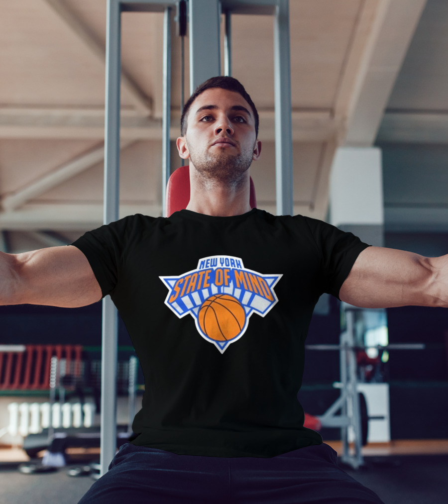 New York State Of Mind Basketball Knicks Team T-Shirt