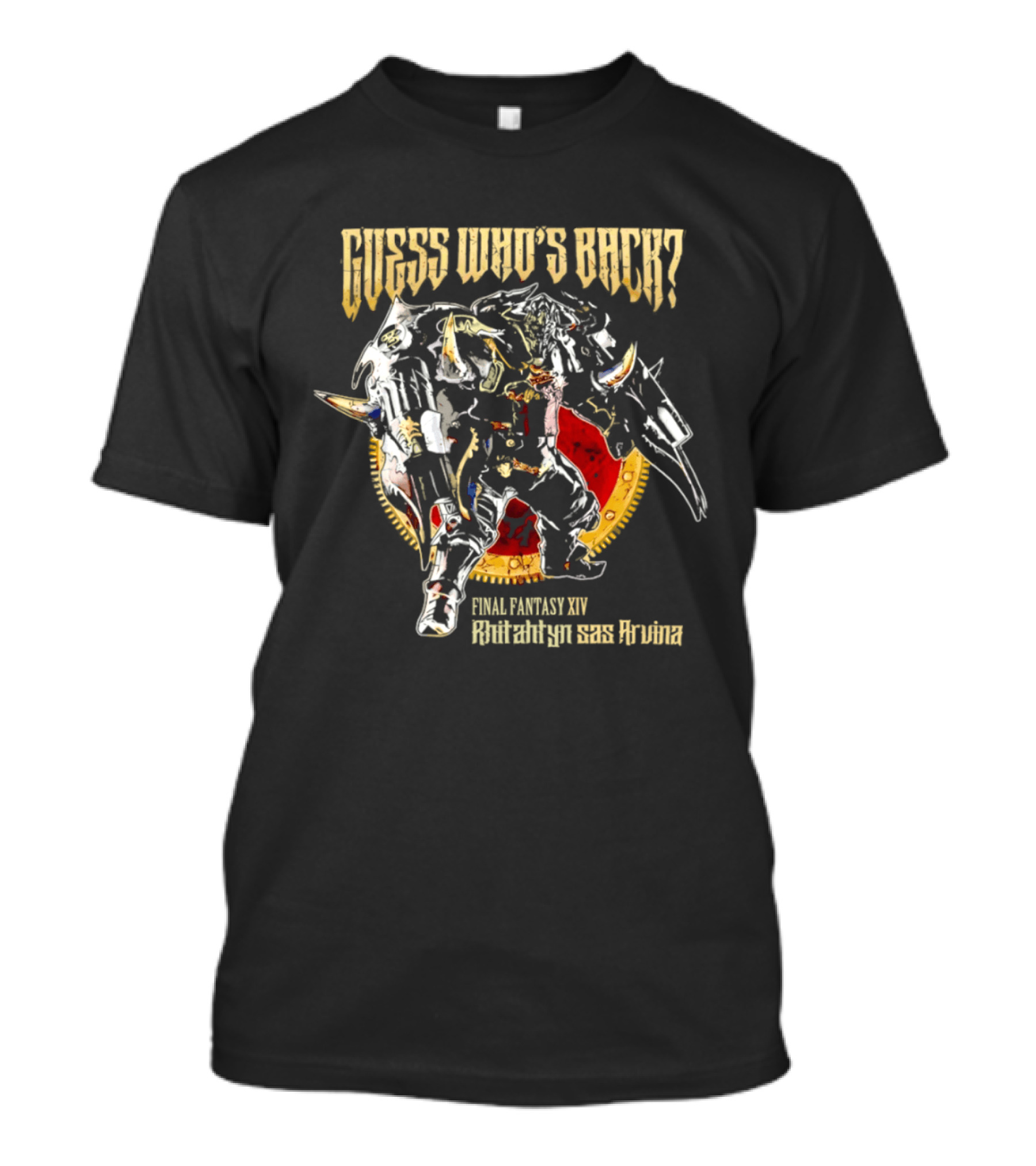 Final Fantasy XIV Pharaoh Akh Afah Amphitheatre Guess Who's Back T-Shirt