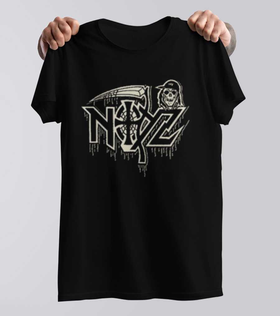 Noyz Narcos Your Mother Sucks Cocks In Hell Mdfk Logo Streetwear Fashion T-Shirt