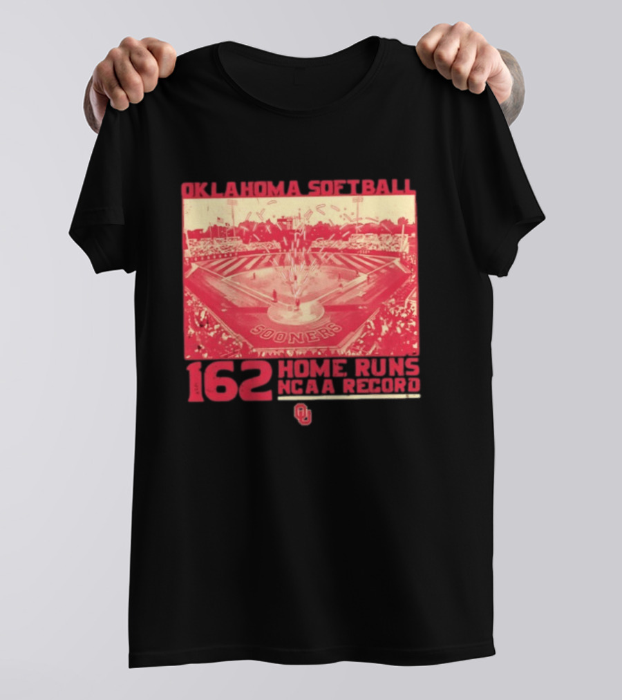 Oklahoma Softball Sooners 162 Home Runs NCAA Record Kendall Wells T-Shirt