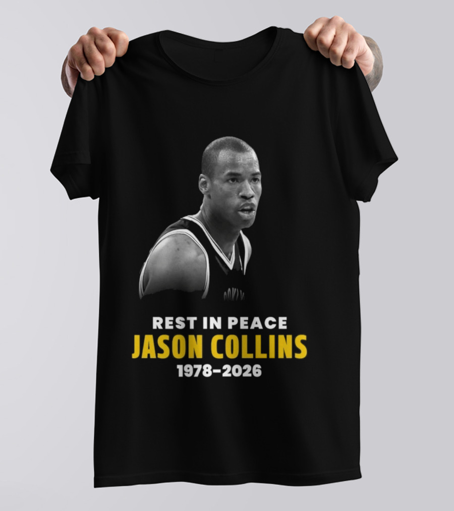 Rest In Peace Jason Collins 1978 2026 Memorial Basketball T-Shirt