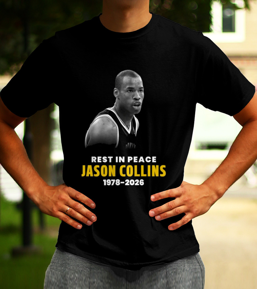 Rest In Peace Jason Collins 1978 2026 Memorial Basketball T-Shirt