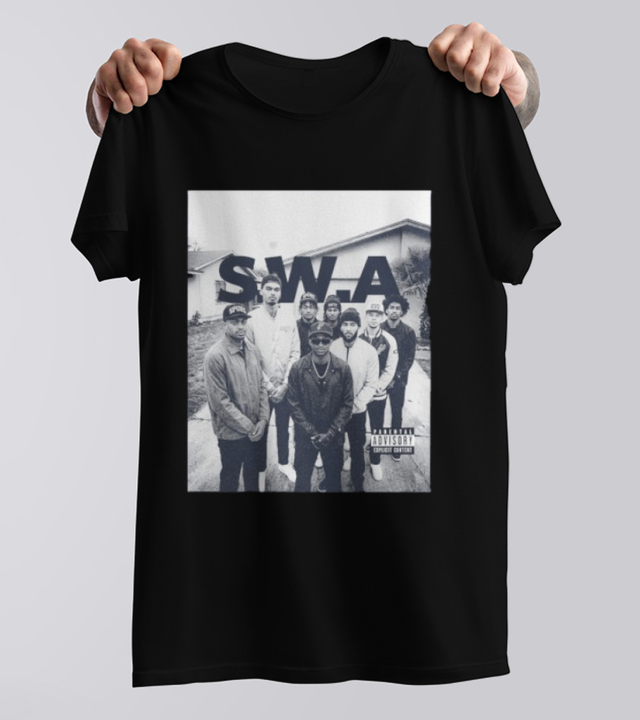 S.W.A San Antonio Spurs NBA Team Photo Iconic Streetwear T-Shirt