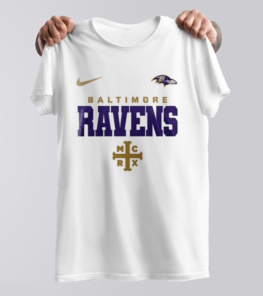Baltimore Ravens My Chemical Romance MCRX Collaboration T-Shirt