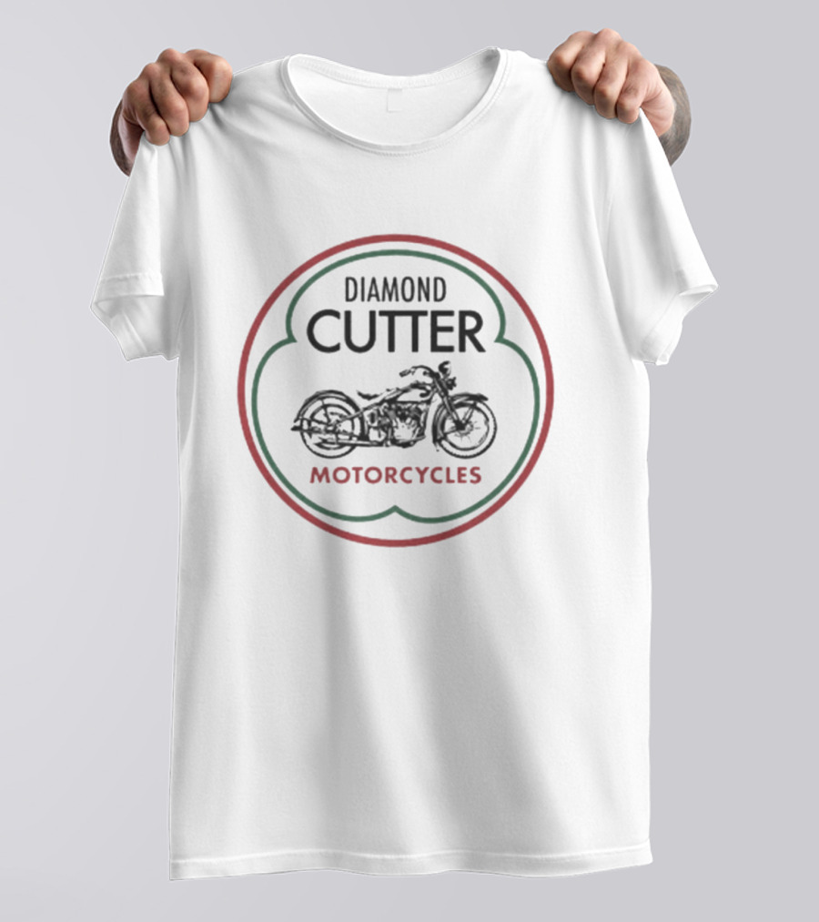 Diamond Cutter Motorcycles Vintage Classic Motorcycle Ride T-Shirt