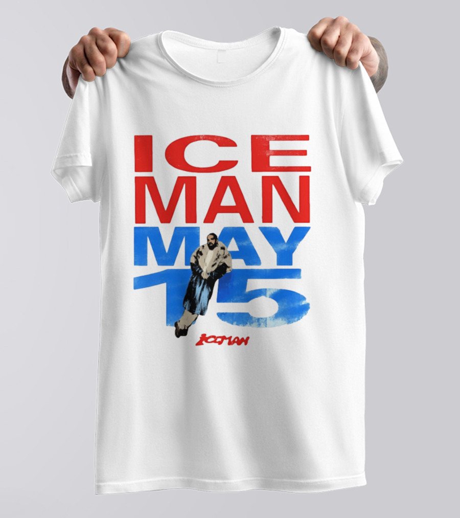 Drake Iceman May 15 Blue Red Styling 2026 Album Cover T-Shirt