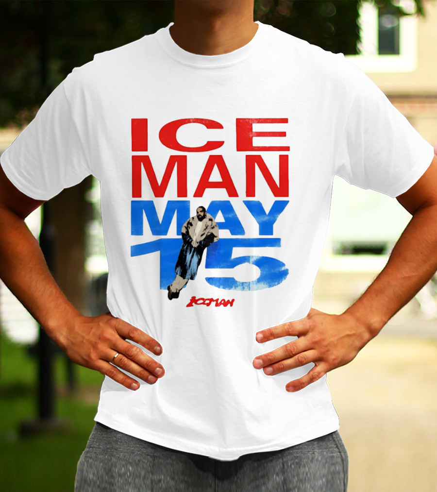 Drake Iceman May 15 Blue Red Styling 2026 Album Cover T-Shirt