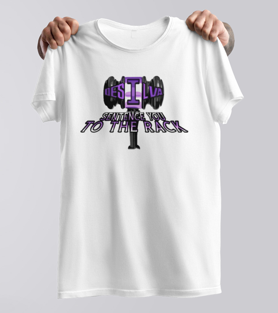 Lucas DeSilva Sentence You To The Rack Dumbbell T-Shirt